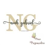 Matriz de Bordado - Noah Gabriel (fazemos Qualquer Nome)
