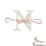 Matriz de Bordado - Noah
