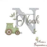 Matriz de Bordado Noah