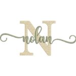 Matriz de Bordado - Nolan (fazemos Qualquer Nome))
