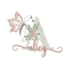 Matriz de Bordado - Nome Alicy (fazemos Qualquer Nome)