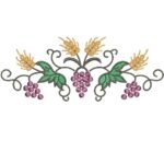 Matriz de Bordado - Uva Trigo