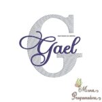 Matriz de Bordado - Nome Gael