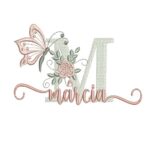 Matriz de Bordado - Nome Márcia (fazemos Qualquer Nome)