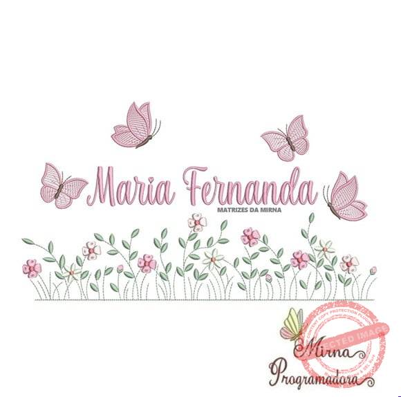 matriz-de-bordado-nome-maria-fernanda-jardim-flores-superb Matriz de Bordado Nome Maria Fernanda Jardim Flores - Imagem 1