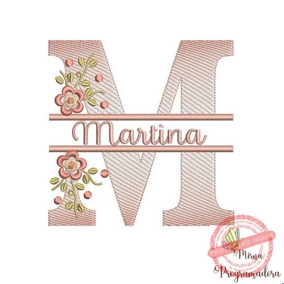 matriz-de-bordado-nome-martina-entremeio-flores-matrizes-de-bordado-mirna-programadora Matriz de Bordado - Nome Martina Entremeio Flores - Imagem 1