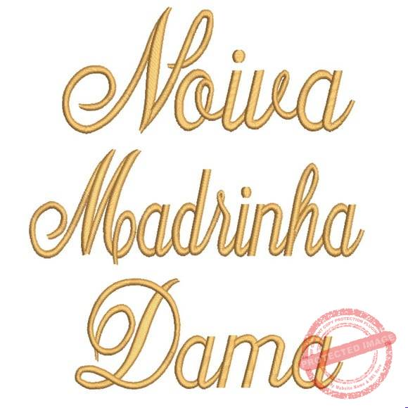 matriz-de-bordado-nome-noiva-madrinha-dama Matriz De Bordado -nome Noiva / Madrinha / Dama - Imagem 1