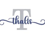 Matriz de Bordado - Nome Thalis
