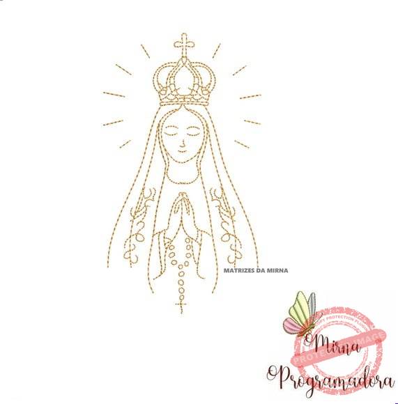 matriz-de-bordado-nossa-senhora-de-fatima-exp Matriz de Bordado - Nossa Senhora de Fátima - Imagem 1
