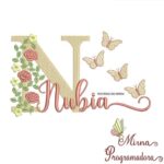Matriz de Bordado - Núbia (fazemos Qualquer Nome)