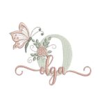 Matriz de Bordado - Olga (fazemos Qualquer Nome)