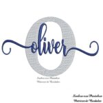 Matriz de Bordado - Oliver (fazemos Qualquer Nome)