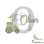 Matriz de Bordado Oliver