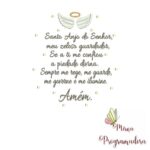 Matriz de Bordado – Oração Santo Anjo
