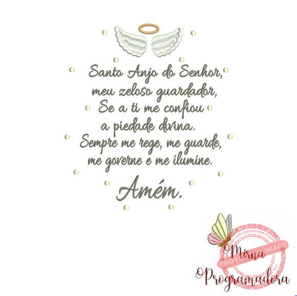 matriz-de-bordado-oracao-santo-anjo-singer Matriz de Bordado – Oração Santo Anjo - Imagem 1