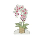 Matriz de Bordado - Orquidea