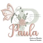 Matriz de Bordado - Paula (fazemos Qualquer Nome)
