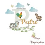 Matriz de Bordado - Pedro (fazemos Qualquer Nome)