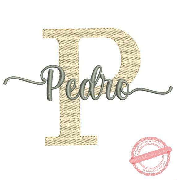 matriz-de-bordado-pedro-fazemos-qualquer-nome-janome Matriz de Bordado - Pedro (fazemos Qualquer Nome) - Imagem 1