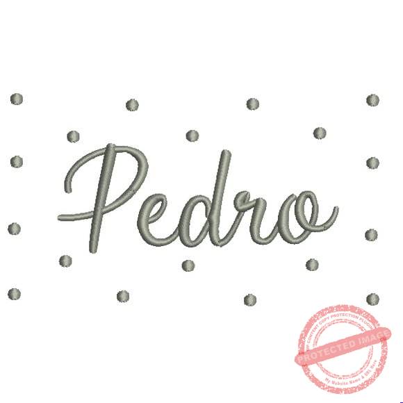 matriz-de-bordado-pedro-fazemos-qualquer-nome-jef Matriz de Bordado - Pedro (fazemos Qualquer Nome) - Imagem 1