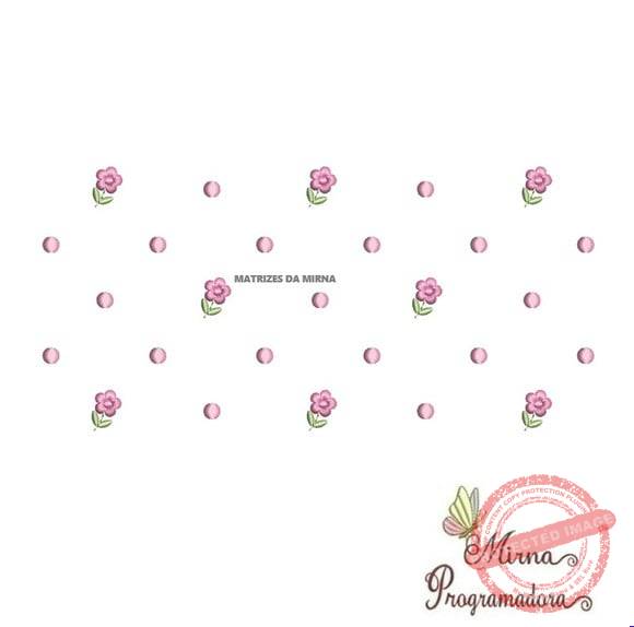 matriz-de-bordado-poa-com-florzinhas-para-menina-bordadeiras Matriz de Bordado Poá com Florzinhas para Menina - Imagem 1