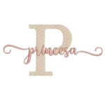 Matriz de Bordado - Princesa (fazemos Qualquer Nome)