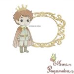 Matriz de Bordado -príncipe Moldura