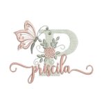 Matriz de Bordado - Priscila (fazemos Qualquer Nome)