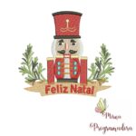 Matriz de Bordado - Quebra Nozes Feliz Natal