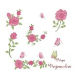 Matriz de Bordado - Ramo de Rosas