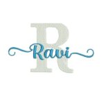 Matriz de Bordado - Ravi (fazemos Qualquer Nome)