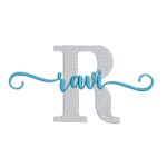 Matriz de Bordado - Ravi (fazemos Qualquer Nome)