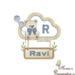 Matriz de Bordado Ravi