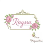 Matriz de Bordado - Rayssa (fazemos Qualquer Nome)