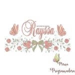Matriz de Bordado Rayssa