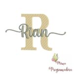 Matriz de Bordado - Rian (fazemos Qualquer Nome)