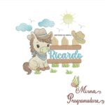 Matriz de Bordado - Ricardo (fazemos Qualquer Nome)