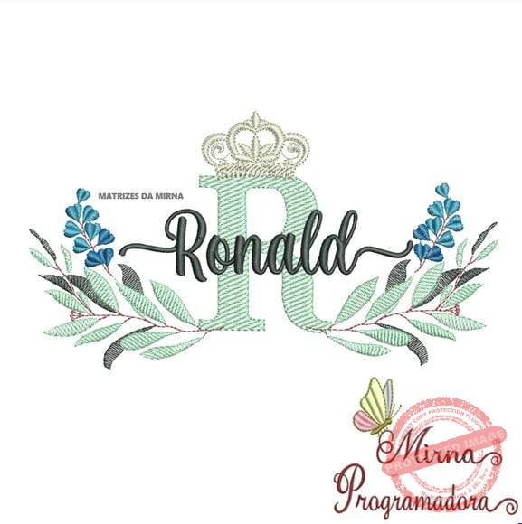 matriz-de-bordado-ronald-fazemos-qualquer-nome-jef Matriz de Bordado - Ronald (fazemos Qualquer Nome) - Imagem 1