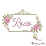 Matriz de Bordado - Rosto (fazemos Qualquer Nome)
