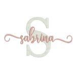 Matriz de Bordado - Sabrina (fazemos Qualquer Nome)