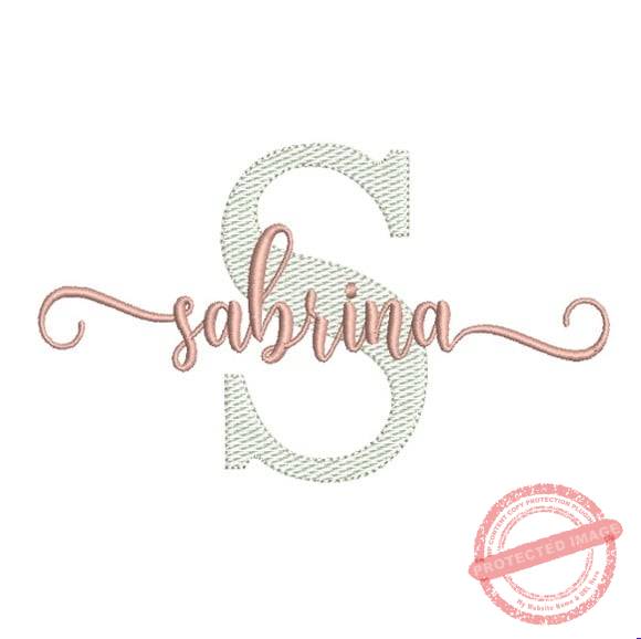 matriz-de-bordado-sabrina-fazemos-qualquer-nome-brother Matriz de Bordado - Sabrina (fazemos Qualquer Nome) - Imagem 1