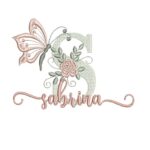 Matriz de Bordado - Sabrina (fazemos Qualquer Nome)