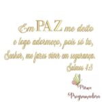 Matriz de Bordado - Salmos 4:8