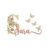 Matriz de Bordado - Sara (fazemos Qualquer Nome)