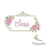 Matriz de Bordado - Sara (fazemos Qualquer Nome)