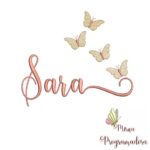 Matriz de Bordado - Sara (fazemos Qualquer Nome)