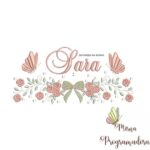 Matriz de Bordado Sara