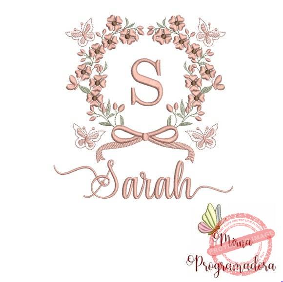 matriz-de-bordado-sarah-fazemos-qualquer-nome-janome Matriz de Bordado - Sarah (fazemos Qualquer Nome) - Imagem 1