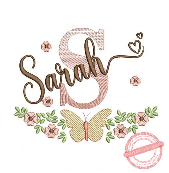 matriz-de-bordado-sarah-fazemos-qualquer-nome-pattern Matriz de Bordado - Sarah (fazemos Qualquer Nome) - Imagem 1
