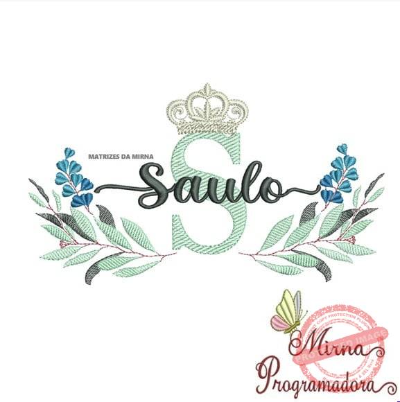 matriz-de-bordado-saulo-fazemos-qualquer-nome-matriz-de-bordado-folhas Matriz de Bordado - Saulo (fazemos Qualquer Nome) - Imagem 1